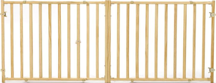 Extra-wide Wood Pet Gate