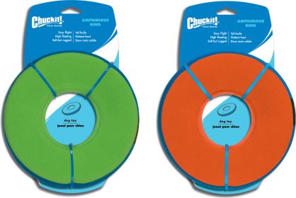 Chuckit! Amphibious Ring Dog Toy (Color: Assorted, size: medium)