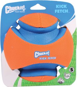 Chuckit! Kick Fetch Dog Toy (Color: Orange/blue, size: small)