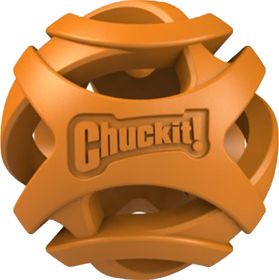 Chuckit! Breathe Right Fetch Ball (Color: Orange, size: large)