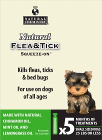 Natural Flea & Tick Squeeze On (size: 25 Lbs Or Less)