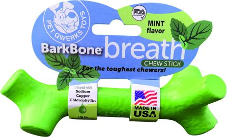 Barkbone Breath Chew Stick (Color: Mint, size: medium)