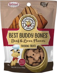 Best Buddy Bones (Color: Beef/liver, size: 5.5 Oz)