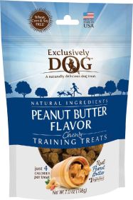 Chewy Training Treats (Color: Peanut Butter, size: 7 Oz)