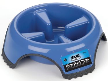 Jw Skid Stop Slow Feed Bowl (Color: Assorted, size: large)