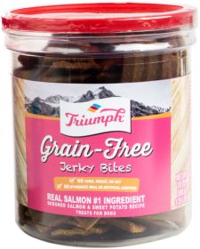 Triumph Grain Free Jerky Bites (Color: Salmon/sweet Po, size: 20 Ounce)