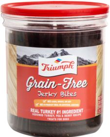 Triumph Grain Free Jerky Bites (Color: Turkey, size: 20 Oz)