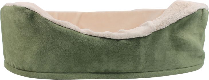 Plush Suede Lounger (Color: Assorted, size: 28 X 21 In)
