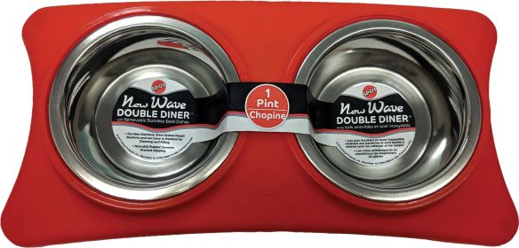 New Wave Double Diner (Color: Red, size: 1/2 Pint)