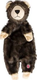Plush Furzz Bear (Color: Brown, size: 13.5 Inch)
