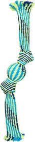 Colorful Rope Squeaker Ball (Color: Assorted, size: Xl/23 Inch)